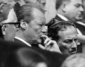 Munich 1972: Willy Brandt at memorial ceremony