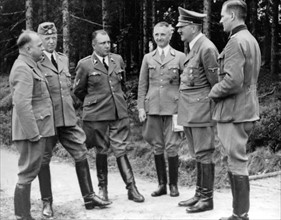 Conference in the Führer headquarters