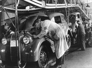 Production of Opel Kadett in 1936