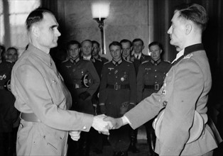 World War II - Rudolf Heß and Herbert Berger 1941