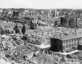 Second World War: destroyed Hamburg