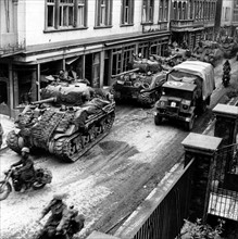 World War II - Allied troops in the Rhineland