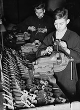 Second World War - Hitler Youth production of toy cannons, 1942
