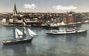 Historical Kiel - panorama