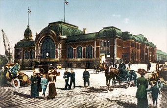 Historical Kiel - central station