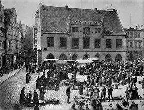 Historical Kiel - market