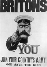 Kitchener's recruiting poster in World War I