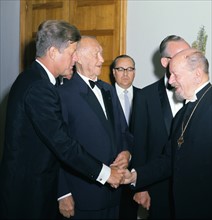 Konrad Adenauer and John F. Kennedy