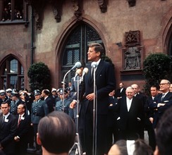 John F. Kennedy in Frankfurt 1963