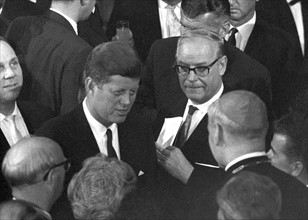 John F. Kennedy in Wiesbaden 1963