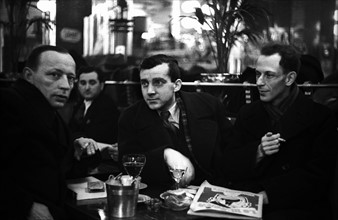 Alfred Kantorowicz, Bodo Uhse and Ernest Johannsen