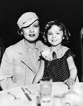 Marlène Dietrich avec Shirley Temple