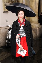 #MFW: Frankie Morello Runway Arrivals