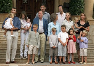 Spanish Royal Family on vacation in Mallorca