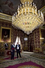 King Juan Carlos of Spain Receives Credentials, Madrid