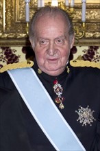 King Juan Carlos of Spain Receives Credentials, Madrid
