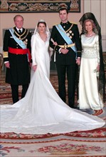 Royal wedding of crown prince Felipe and Letizia