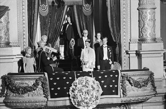 König Carl Gustaf und Braut in der Oper