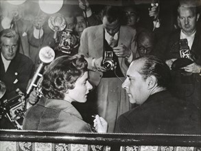 Ingrid BERGMAN und Roberto ROSSELLINI, 1953