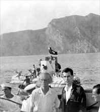 Auguste Piccard und Sohn Jacques