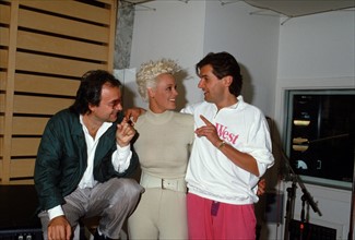 Giorgio Moroder, Brigitte Nielsen and Falco