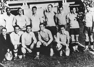 Soccer World Cup 1930: The national soccer team of Uruguay