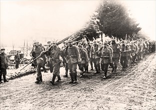 Infanterie allemande pendant la Bataille de Verdun