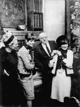 Coco Chanel meets president Pompidou