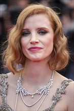 Jessica Chastain attends the premiere for "Money Monster" at the Palais de Festival for the 69th Cannes Film Festival.