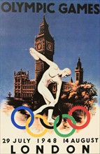 Olympische Spiele 1948 in London - Poster