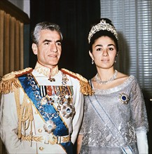 Schah Reza Pahlavi und Gattin Farah Diba