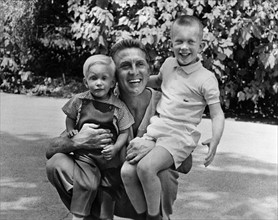 Kirk Douglas en famille, 1960
