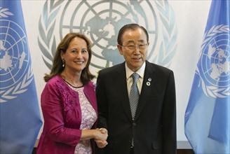 Segolene Royal COP21 President Visiting the UN