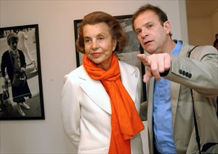 Liliane Bettencourt et François-Marie Banier