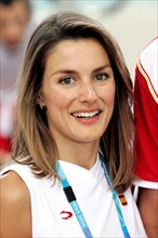 Athens 2004 - Spanish royals attend track cycling