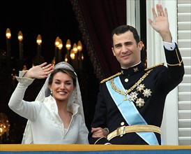 Royal wedding of crown prince Felipe and Letizia