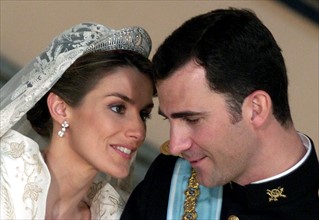 Royal wedding of crown prince Felipe and Letizia