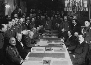 Traité de Brest-Litovsk, le 15 décembre 1917
