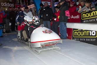 Exklusiv: Fürst Albert beim Monaco Bob Rennen in Saint Moritz
