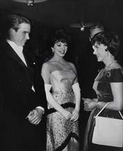 Warren Beatty et Joan Collins avec la Princesse Margaret (1961)