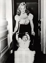 Rita HAYWORTH mit Tochter Rebecca