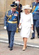 Prince Charles and Camilla, Duchess of Cornwall  at the RAF centenary ceremony held at Westminster Abbey in London, UK on the 10th July 2018. Photo: