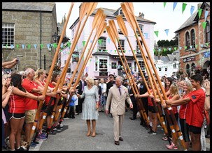 Prince Charles the Duchess of Cornwall visit Cornwall