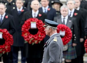 Remembrance Service, The Cenotaph, London, UK