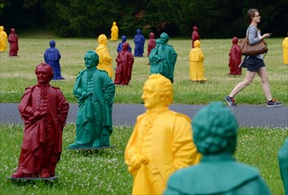 Goethe-Figuren auf dem Uni-Campus