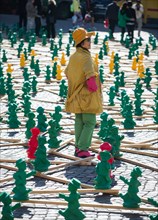 German Unity figures in Frankfurt/Main
