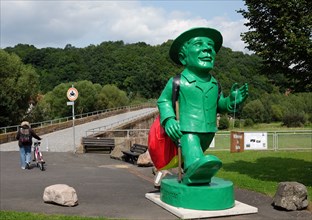 Grüner "Einheitsmann" in Vacha