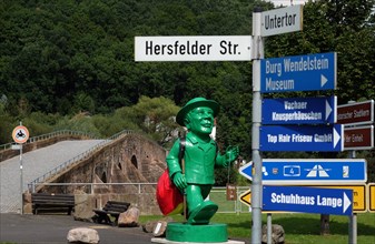 Grüner "Einheitsmann" in Vacha