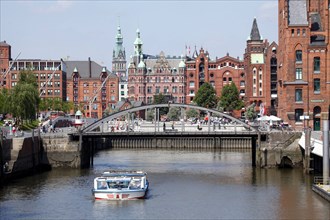 Sogenanntes Hafenrathaus, Speicherstadt, Hafencity, Hamburg, Deutschland