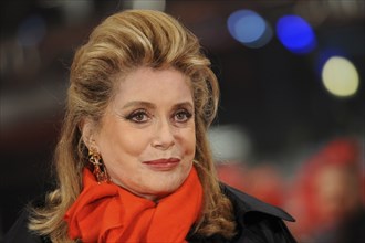 French actress Catherine Deneuve arrives at the premiere for 'On My Way' ('Elle S'en Va') during